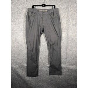 English Laundry Mens 5-Pocket Straight Fit Cotton Spandex Stretch Pant Gray36/32